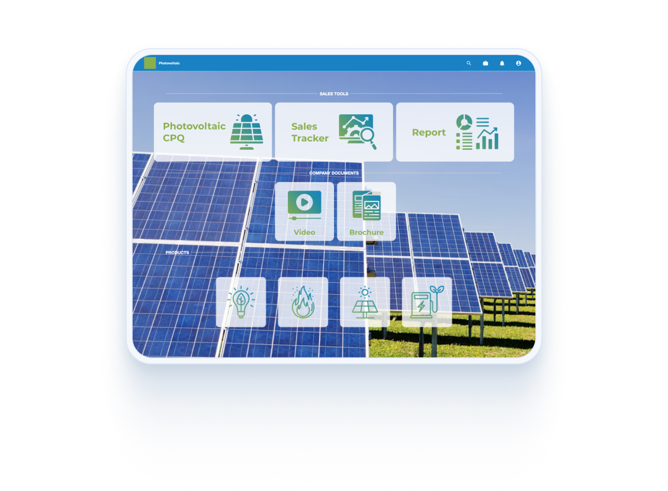 Apparound Sales Suite for Solar Sector | Photovoltaic CPQ and SPM Software